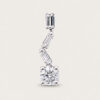 18K White Gold Diamond Pendant