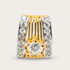 20K Yellow Gold Diamond Pendant