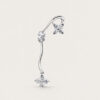 18K White Gold Diamond Pendant