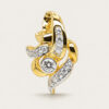 20K Yellow Gold Diamond Pendant