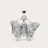 18K White Gold Diamond Pendant