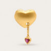 20K Yellow Gold Ruby Pendant
