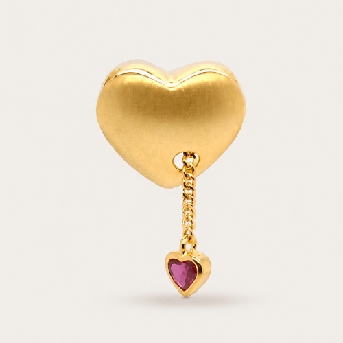20K Yellow Gold Ruby Pendant