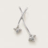 18K White Gold Diamond Pendant