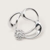 18K White Gold Diamond Pendant