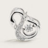 14K White Gold Diamond Pendant