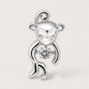 14K White Gold Diamond Pendant