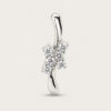 18K White Gold Diamond Pendant