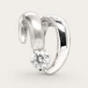 18K White Gold Diamond Pendant
