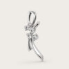 18K White Gold Diamond Pendant