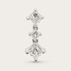 18K White Gold Diamond Pendant