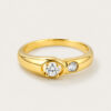 18K Yellow Gold Diamond Ring