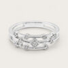 18K White Gold Diamond Ring