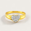 18K Yellow Gold Diamond Ring