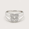 PT900 Diamond Ring