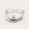 18K White Gold Diamond Ring