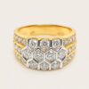 18K Yellow Gold Diamond Ring