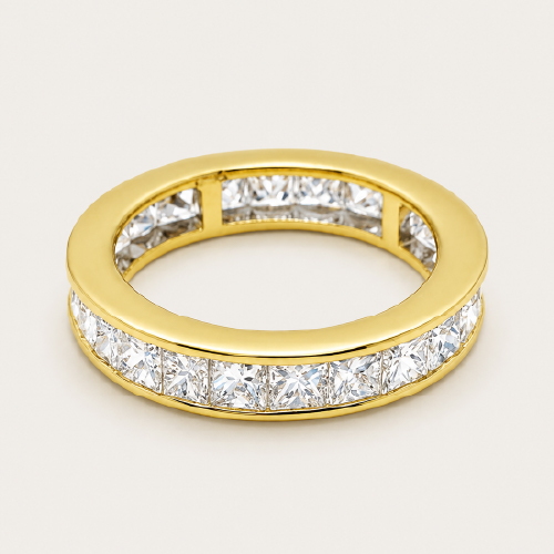 20K Yellow Gold Diamond Ring