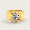 18K Yellow Gold Diamond Ring