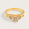 18K Yellow Gold Diamond Ring
