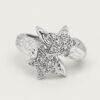 18K White Gold Diamond Ring