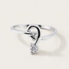 18K White Gold Diamond Ring