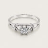 14K White Gold Diamond Ring
