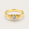 18K Yellow Gold Diamond Ring