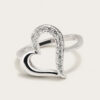 18K White Gold Diamond Ring