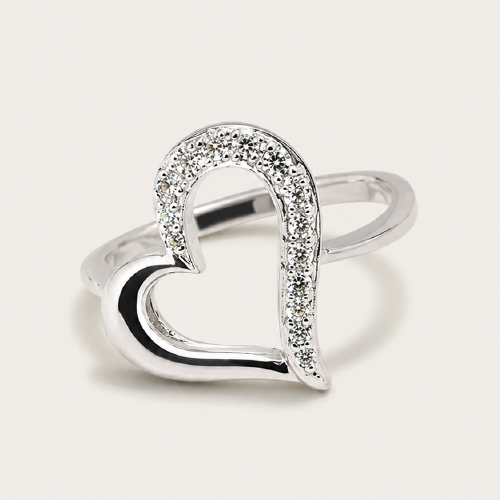 18K White Gold Diamond Ring