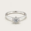 18K White Gold Diamond Ring