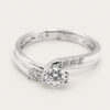 18K White Gold Diamond Ring