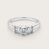 18K White Gold Diamond Ring