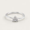 18K White Gold Diamond Ring