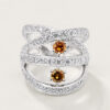 18K White Gold Diamond Ring