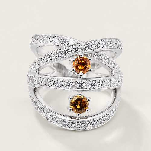18K White Gold Diamond Ring