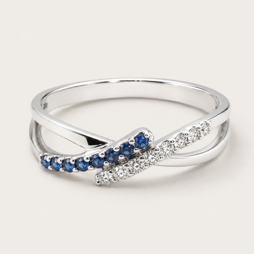 18K White Gold Diamond Ring