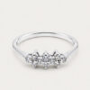 18K White Gold Diamond Ring
