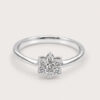 14K White Gold Diamond Ring