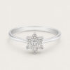 18K White Gold Diamond Ring