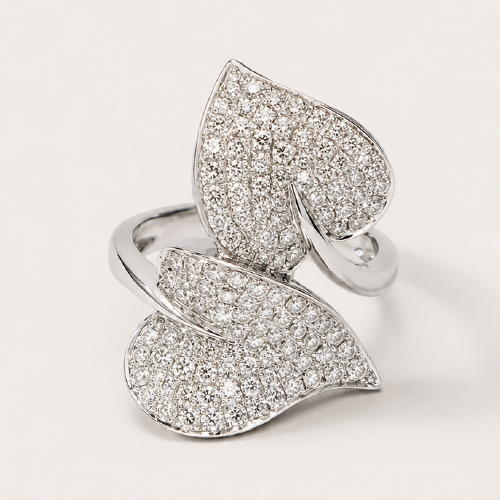 18K White Gold Diamond Ring