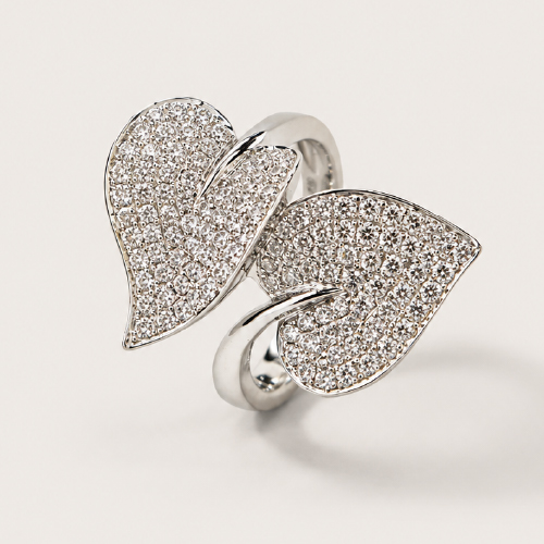 18K White Gold Diamond Ring