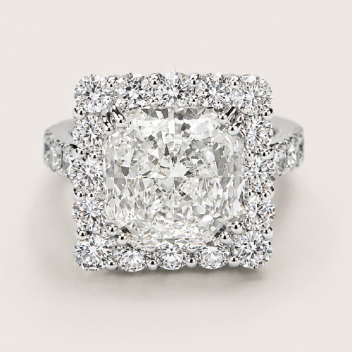 18K White Gold Diamond Ring