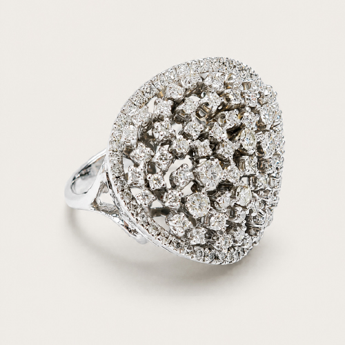 Alternative view of 18K White Gold Diamond Ring
