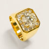 18K Yellow Gold Diamond Ring