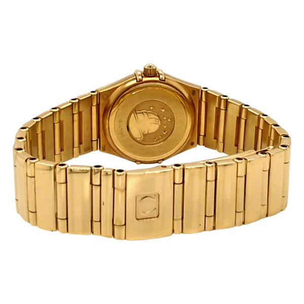 18K Yellow Gold Omega Constellation Mop & Diamond