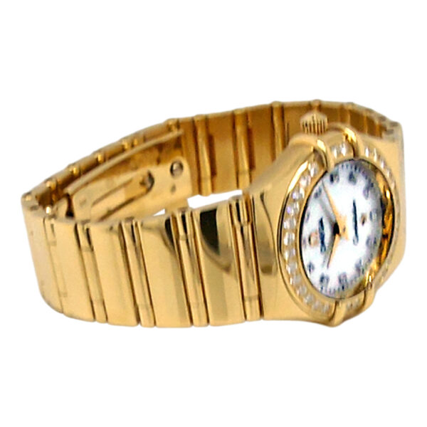 18K Yellow Gold Omega Constellation Mop & Diamond