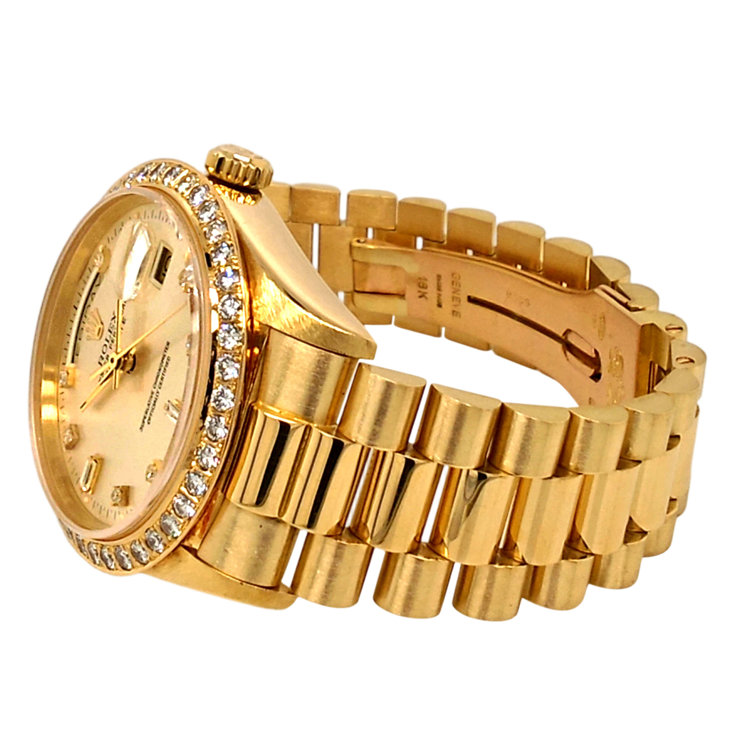 18K Yellow Gold Rolex Day-Date Diamond 18038
