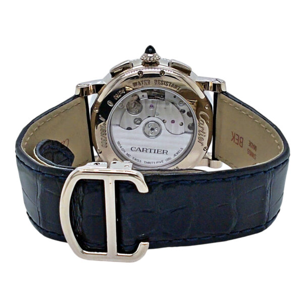 18K White Gold Cartier Rotonde De Cartier