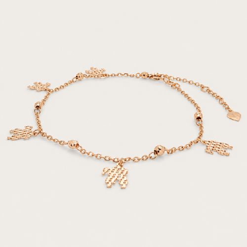 Motif Patterned Anklet